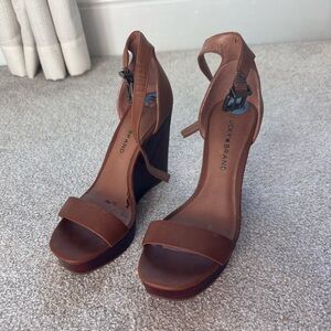 Lucky Brand Wood wedge heels